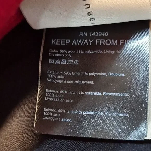 Roland Mouret Denham Women‎ Long Coat  - Size: 10 - Picture 10 of 12